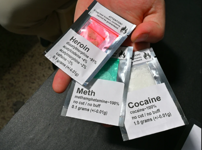 On Monday, DULF’s legal team questioned a Health Canada witness on the agency’s approach to safer supply. Photo for The Tyee by Michelle Gamage.