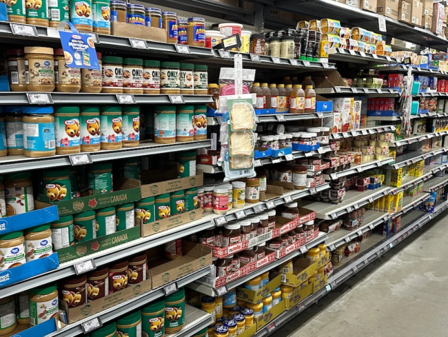 The cost of food rose 27 per cent compared with five years ago and is expected to rise by up to six per cent this year, according to research by Dalhousie University. Image via Shutterstock.