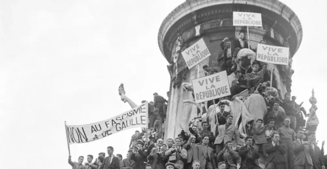 Once upon a time. Paris, May 1968. (Agence France–Presse/ Wikimedia Commons.)