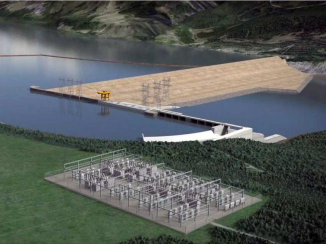 The Site C dam has been approved, but major construction has yet to begin. B.C HYDRO / PNG