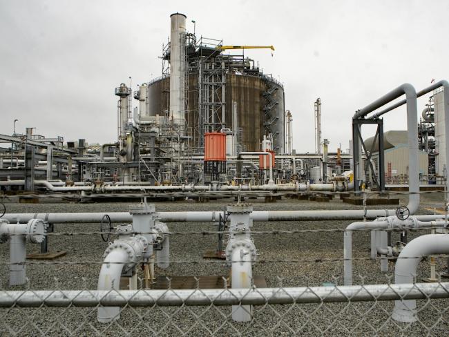 The Tilbury LNG project was constructed decades ago to boost local energy supplies. New expansions aim to facilitate LNG exports. Photo by Liang Sen/Xinhua/abacapress.com via the Canadian Press.