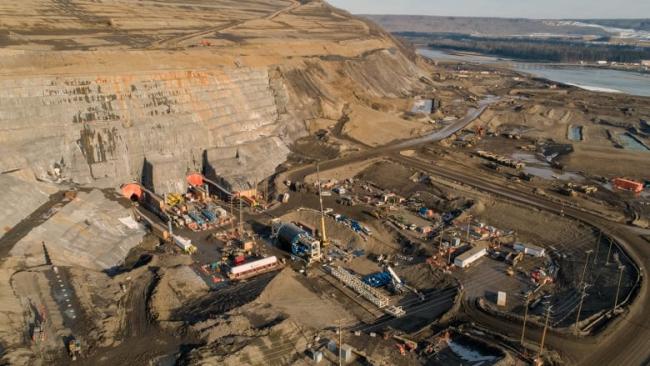 Construction at the Site C dam project in northern B.C. (BC Hydro/Contributed )