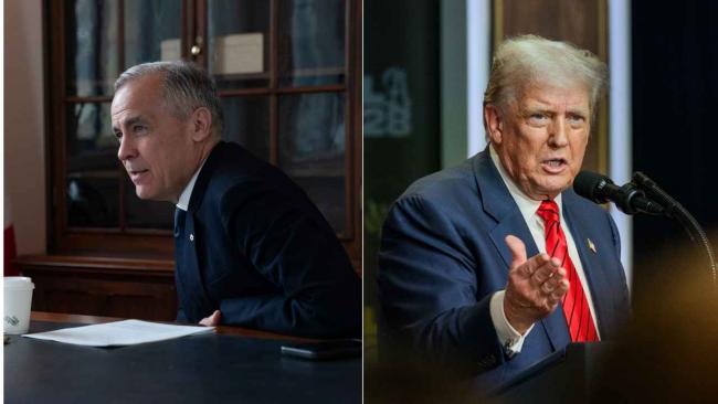 Prime Minister Mark Carney (left) and President Donald Trump (right). Credit: Mark Carney/ Joyce N. Boghosian / X/ Wikimedia Commons