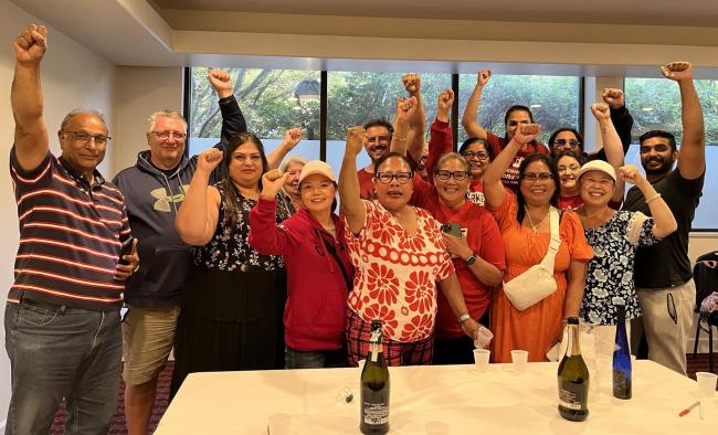 We Did It! Sheraton Vancouver Airport Workers Win Living Wages in New Contract, Ending Strike