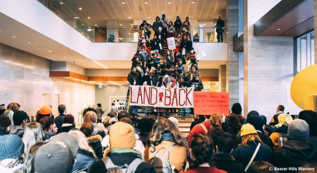 'Land Back' protest