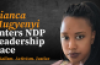 Bianca Mugyenyi poster for NDP Leadership Race