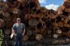 Jason Alexander’s mill is going without logs, as the local community forest sells to pulp mills in Prince George. Photo supplied.