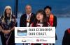 Heiltsuk Tribal Council Chief Councillor Marilyn Slett at the signing ceremony for the North Coast Protection Declaration in November, when Coastal First Nations and the BC government said the North Coast tanker ban must remain in place. Photo via BC government.