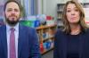 Alberta Education Minister Demetrios Nicolaides and Premier Danielle Smith made the case Monday for using the notwithstanding clause to end the three-week-old provincial teachers’ strike in a slick little social media video. Screenshot via Alberta government video.