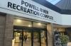 In Powell River, the pool’s ceiling insulation has been raining down for years. The city’s tax crunch has delayed its repair. Photo for The Tyee by andrea bennett.