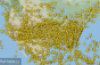Image of planes over North America