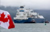 The LNG tanker GasLog Glasgow prepares to depart LNG Canada's shipping terminal in Kitimat on June 30 carrying the first export cargo of supercooled liquefied natural gas from B.C. to Asia. Photo by rob trendiak photography