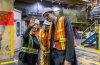 Premier David Eby visited the Crofton pulp mill in 2023 to announce government funding to help the facility. The company returned the money after it curtailed paper production. Photo via BC government.