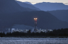 A flare plume at the LNG Canada plant in Kimiat. Photo: Government of B.C. Photo by Government of B.C. /Government of B.C.