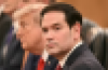Secretary of State Marco Rubio looks on as US President Donald Trump meets with China’s President Xi Jinping at the Great Hall of the People in Beijing on May 14, 2026. (Photo by Brendan Smialowski/AFP via Getty Images)