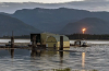 Flaring of waste gas at the LNG Canada plant in Kitimat. Photo by Government of B.C. /Government of B.C.
