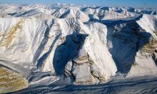 Glaciers on Canada’s Ellesmere Island on 1 April 2014. Photograph: Handout/Nasa