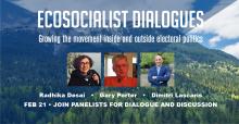 Ecosocialist Dialogues Growing the movement inside and outside electoral politics