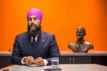 By ceding the climate ground to Trudeau, Jagmeet Singh and the NDP are allowing him to wrongly define what climate action looks like, writes Cameron Fenton. File photo by Alex Tétreault