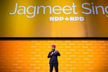 On the campaign trail, Jagmeet Singh has promised to end fossil fuel subsidies and has said he opposes Trans Mountain — but has refused to commit to cancelling it if he is elected. File photo by Alex Tétreault