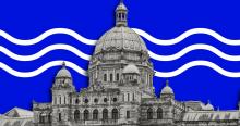 BC Legislature - gone blue