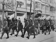 German troops marching - Getty Images