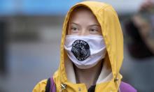 Greta Thunberg: ‘The climate crisis is just one symptom of a much larger crisis.’ Photograph: Jessica Gow/AP