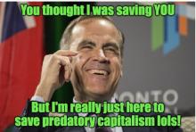 Mark Carney - You Thought I Was Saving You ....