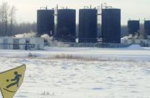 Peace River storage tanks