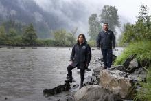 When Sally Hope and Murray Ned were teens, they spent summers on the Fraser River fishing salmon. Now, they're lucky to get out for a few days each season to catch fish for food due to dwindling stocks. Photo by Jen Osborne / Canada's National Observer