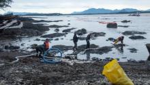 The Heiltsuk Nation, which relies on beaches near the tug accident site, has called the situation a disaster. (April Bencze/Heiltsuk Nation)