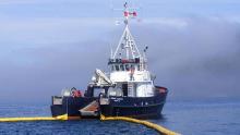 Burrard oil spill cleaner vessel