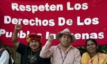 Protest at UN Climate Conference, Cancun, Mexico 2010. 