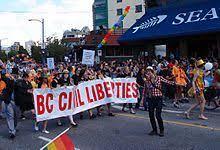 BC Civil Liberties march