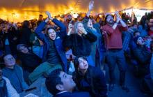 New Yorkers celebrate as NY1 projects Zohran Mamdani to win the New York City