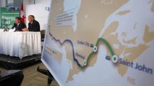 TransCanada Corp.’s Energy East oil pipeline would be one of North America’s largest crude pipes, offering Alberta’s oil sands producers waiting for the Keystone XL line another way to reach customers by shipping across Canada to the Atlantic Coast. (TODD KOROL/REUTERS)