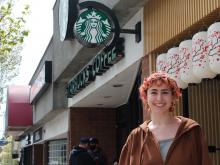 Frédérique Martineau led the successful campaign to form the only union for Starbucks’ workers in Vancouver. Photo by Zak Vescera.