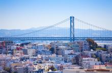 The Oakland Bay Bridge in San Francisco. Photo: SerrNovik