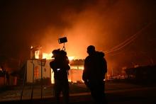 The wildfires in Los Angeles earlier this year were likely the costliest blazes on record. Photo by Getty Images/Vox