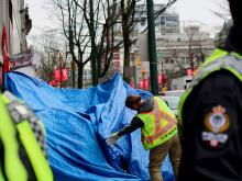 Several major unions and the BC Federation of Labour have criticized the City of Vancouver’s approach. Photo by Jen St. Denis.