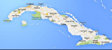 Cuba map