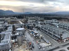 BC is still backing megaprojects like LNG Canada’s Kitimat plant that depend on more fracked gas. Photo via LNG Canada.