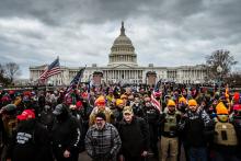A pro-Trump mob, galvanized by Donald J. Trump’s false claim of a stolen election in 2020, stormed the U.S. Capitol building on Jan. 6.Credit...Jon Cherry/Getty Images