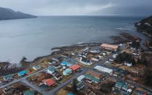 B.C. has approved the Ksi Lisims LNG liquefied natural gas export project, which will be built near the Nisga'a village of Gingolx. Photo: Marty Clemens / The Narwhal