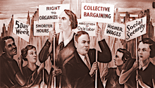 Union organizing - illustration