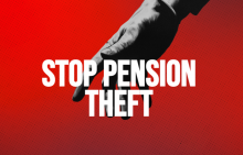 Stop Pension Theft - Photo via Stop Pension Theft.