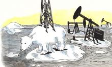 Oil companies have already been granted ‘ministerial buddies’ to ‘improve access to government’ – as if they didn’t have enough already.’ Illustration: Andrzej Krauze