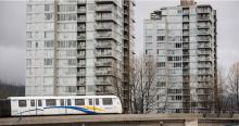 The Millenium Line SkyTrain passes through Port Moody.Steve Ray for the Tri-City News