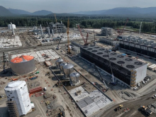 LNG Canada site construction activities in Kitimat in September. jpg