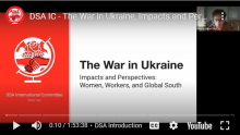 DSA and the War in Ukraine: Toward a Mass Socialist Anti-War Movement